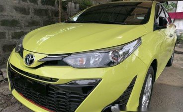 Yellow Toyota Yaris 2018 for sale in Quezon City