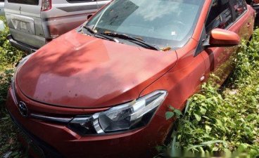 Orange Toyota Vios 2018 Manual Gasoline for sale