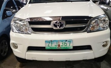 White Toyota Fortuner 2007 Automatic Diesel for sale 
