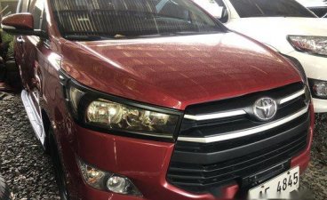 Red Toyota Innova 2017 Manual Diesel for sale