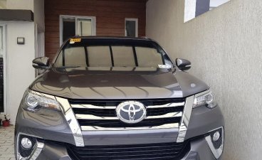 Selling Grey Toyota Fortuner 2017 Automatic Diesel