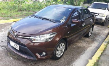 Sell Brown 2014 Toyota Vios Manual Gasoline at 61000 km 