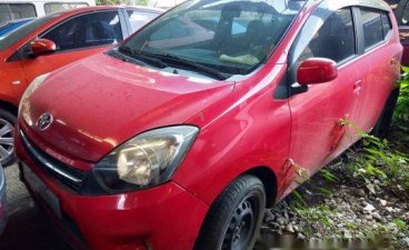Selling Red Toyota Wigo 2016 Manual Gasoline at 7000 km 