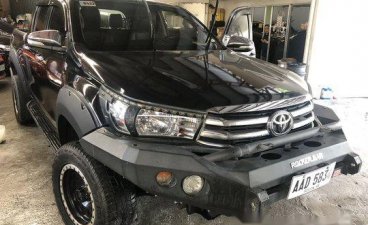 Black Toyota Hilux 2016 Automatic Diesel for sale 