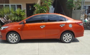 Selling Orange Toyota Vios 2015 at 42000 km 