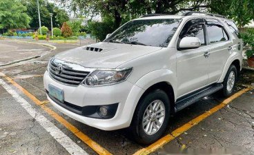 White Toyota Fortuner 2014 Automatic Diesel for sale 