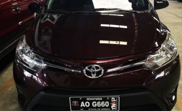Red Toyota Vios 2017 Sedan for sale in Manila 