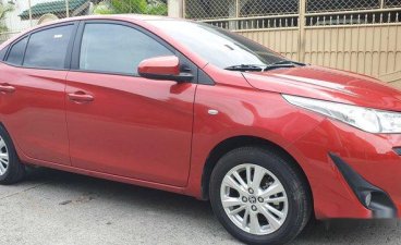 Red Toyota Vios 2018 Manual Gasoline for sale