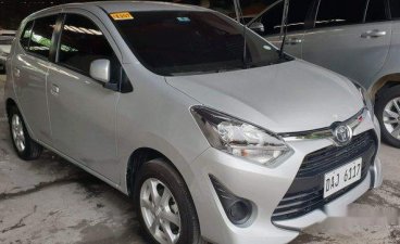 Silver Toyota Wigo 2019 Manual for sale 