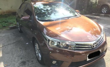 Brown Toyota Corolla 2014 for sale in Quezon City