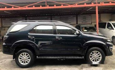 Selling Black Toyota Fortuner 2014 at 42000 km