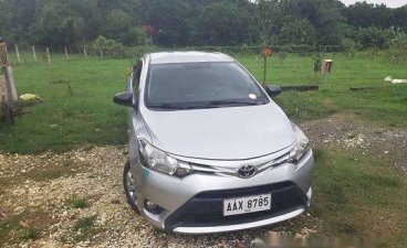 Silver Toyota Vios 2014 Manual Gasoline for sale 