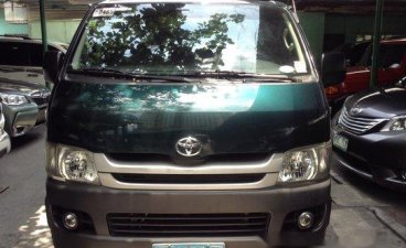 Green Toyota Hiace 2009 Manual Diesel for sale 