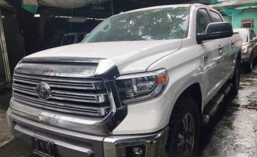 Selling White Toyota Tundra 2019 Automatic Diesel  