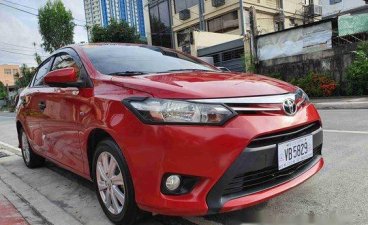 Red Toyota Vios 2016 at 42000 km for sale