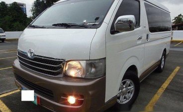 Sell White 2011 Toyota Hiace in Quezon City 