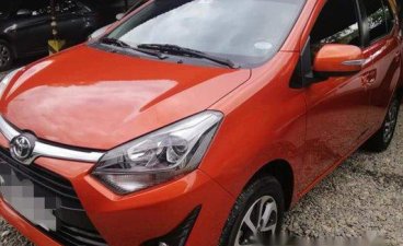 Sell Orange 2018 Toyota Wigo at 13000 km 