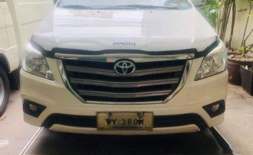 White Toyota Innova 2016 at 50000 km for sale