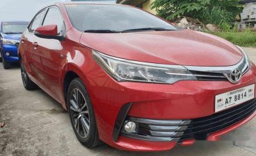 Red Toyota Corolla Altis 2018 Manual Gasoline for sale 