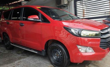 Red Toyota Innova 2017 at 28000 km for sale