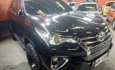 Black Toyota Fortuner 2017 Automatic Diesel for sale