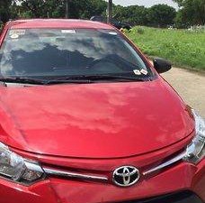 Red Toyota Vios 2016 Manual Gasoline for sale