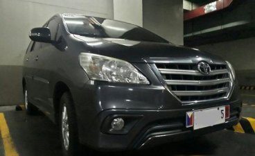 Grey Toyota Innova 2014 Manual Gasoline for sale 