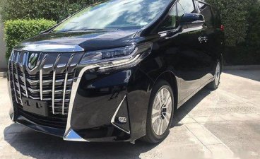 Black Toyota Alphard 2019 Automatic Gasoline for sale