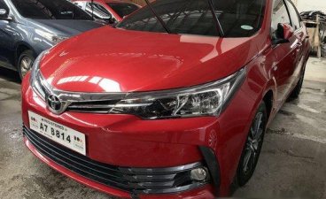 Selling Red Toyota Corolla Altis 2018 Manual Gasoline
