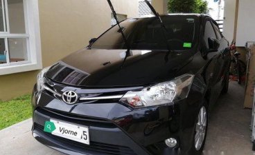 Black Toyota Vios 2017 Automatic Gasoline for sale 