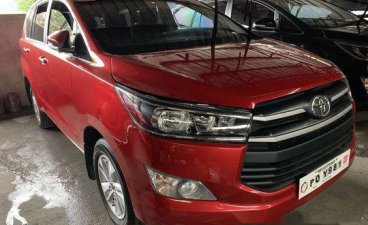 Red Toyota Innova 2019 Manual for sale 