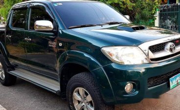 Selling Green Toyota Hilux 2010 in Quezon City