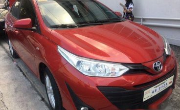 Orange Toyota Vios 2018 Automatic Gasoline for sale