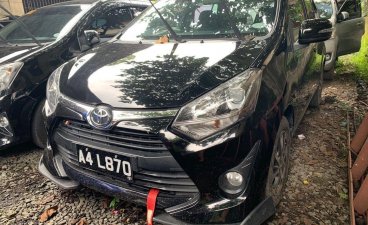 Black Toyota Wigo 2018 Automatic for sale