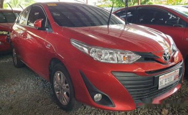 Red Toyota Vios 2018 Manual Gasoline for sale 