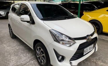 White Toyota Wigo 2017 at 11000 km for sale
