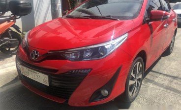 Red Toyota Vios 2019 at 1500 km for sale 