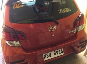 Selling Orange Toyota Wigo 2019 Automatic Gasoline at 7000 km 