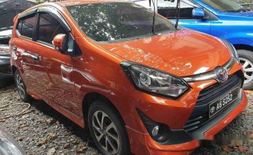 Selling Orange Toyota Wigo 2018 Automatic Gasoline 