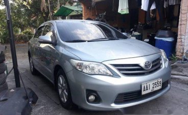 Silver Toyota Corolla Altis 2014 Automatic Gasoline for sale 