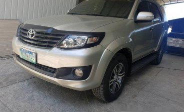 Selling Beige Toyota Fortuner 2014 Automatic Gasoline at 60000 km 