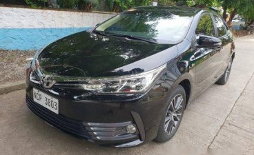 Black Toyota Corolla Altis 2018 Automatic Gasoline for sale 