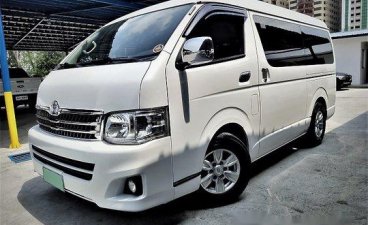 Sell White 2013 Toyota Hiace Automatic Diesel at 66000 km 