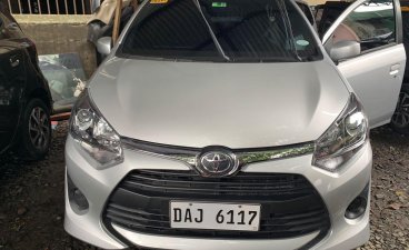 Silver Toyota Wigo 2019 for sale in Quezon City