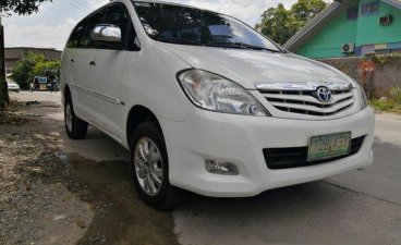 White Toyota Innova 2012 Manual Diesel for sale in Quezon City