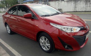 Red Toyota Vios 2018 at 5000 km for sale 