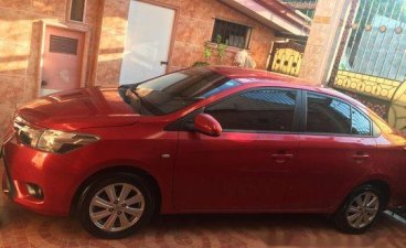 Red Toyota Vios 2014 Automatic Gasoline for sale 