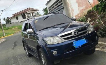 Blue Toyota Fortuner 2008 Automatic Diesel for sale 