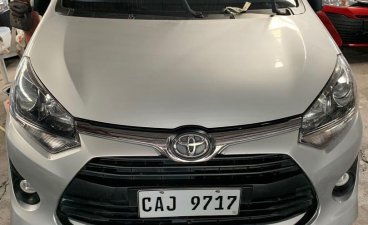 Silver Toyota Wigo 2018 for sale in Quezon City