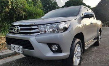 Selling Silver Toyota Hilux 2017 at 15000 km 